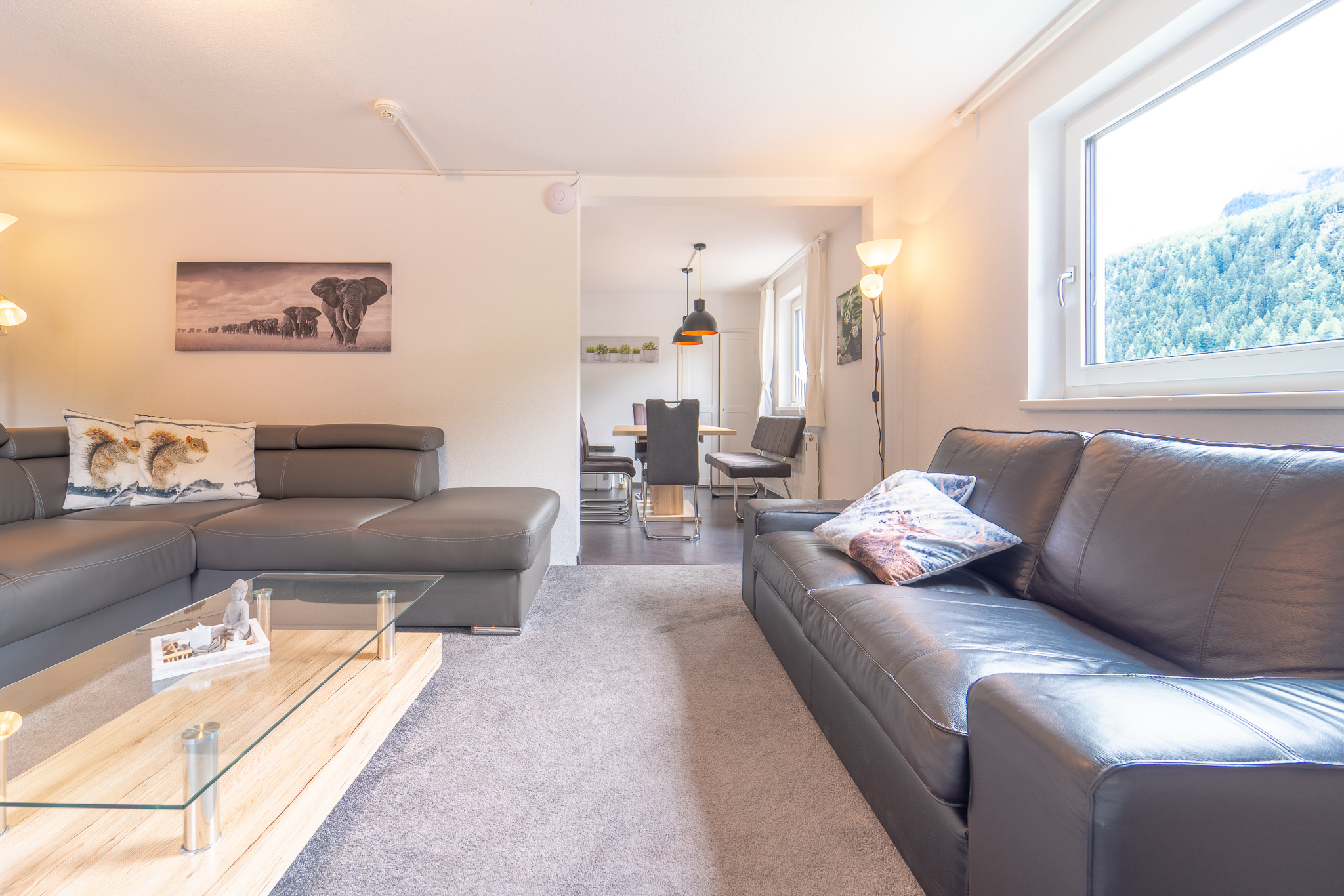 Living room in apartment Charmy