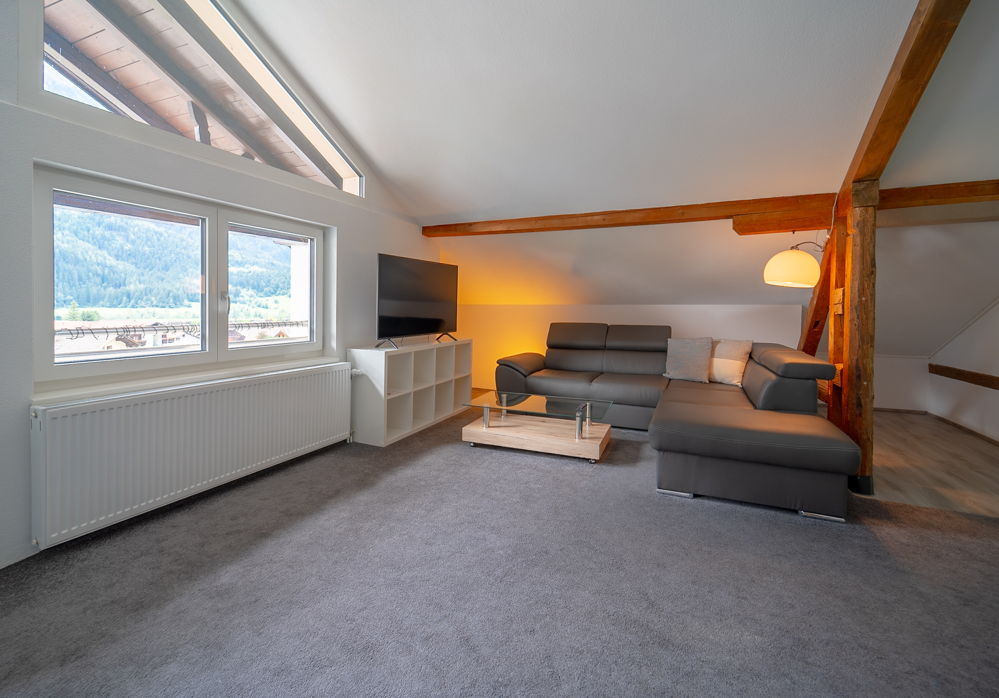 Living area in apartment Sky