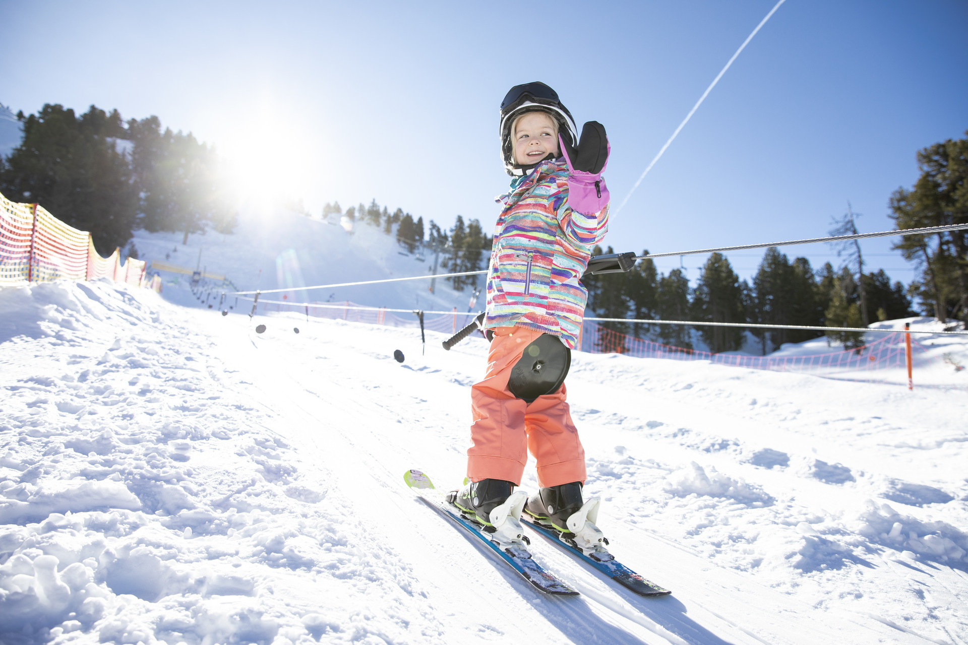 Skiing in the Hochoetz ski area